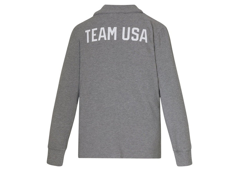 SKIMS Paralympic Capsule Jersey Sleep Set Heather Grey