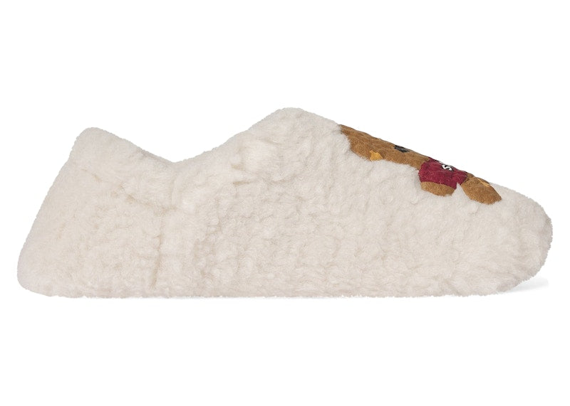 SKIMS Sherpa Slipper Cactus Plant Flea Market Marble Teddy Bear Print (Women's)