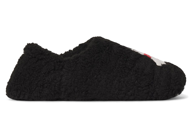SKIMS Sherpa Slipper Cactus Plant Flea Market Onyx Gingerbread Snowman Print (Women's)