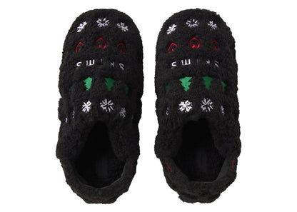 SKIMS Sherpa Slipper Cactus Plant Flea Market Onyx Pine Fair Isle (Women's)