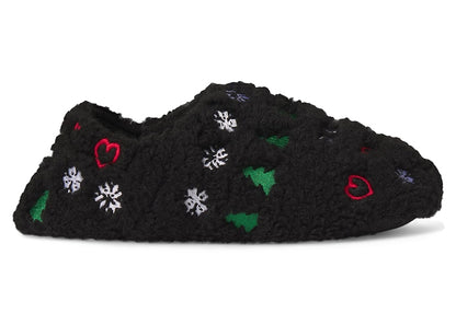 SKIMS Sherpa Slipper Cactus Plant Flea Market Onyx Pine Fair Isle (Women's)