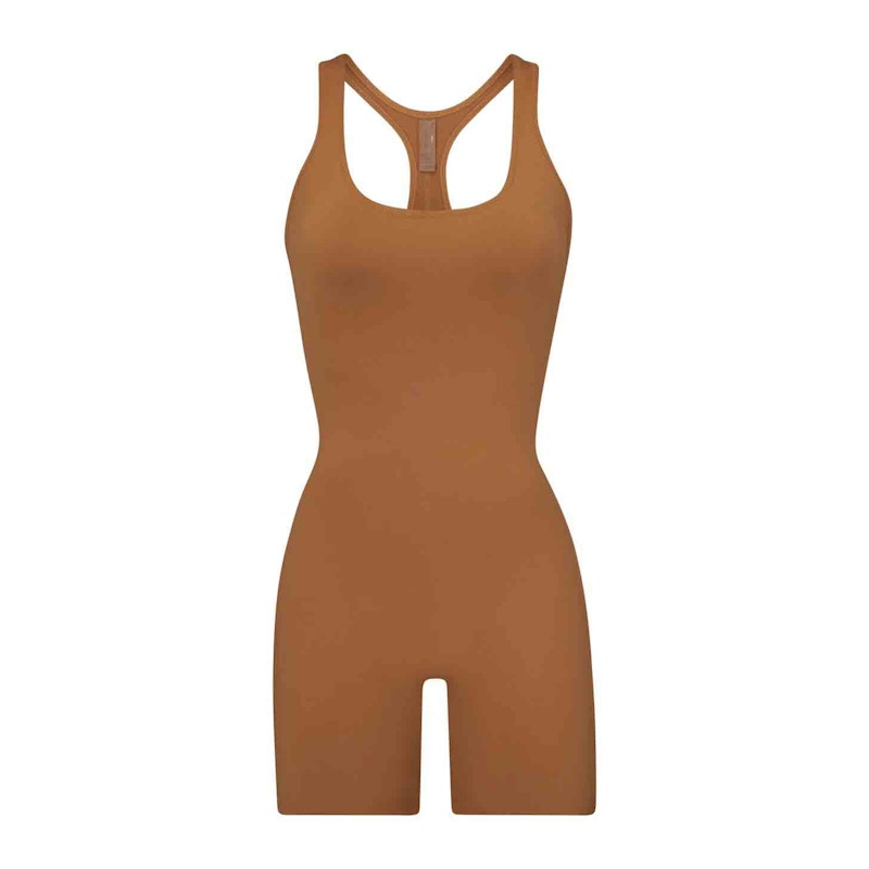 SKIMS Swim Cycle Suit Almond