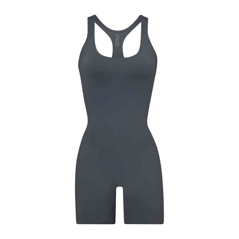 SKIMS Swim Cycle Suit Gunmetal