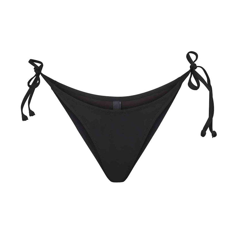 SKIMS Swim Dipped Tie Bottoms Onyx
