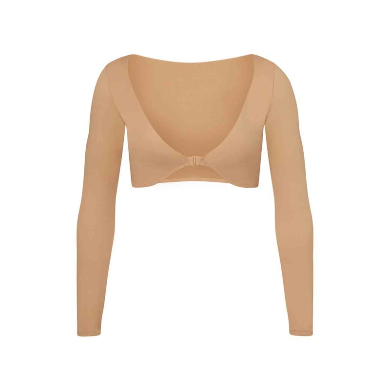 SKIMS Swim Long Sleeve Shrug Ochre