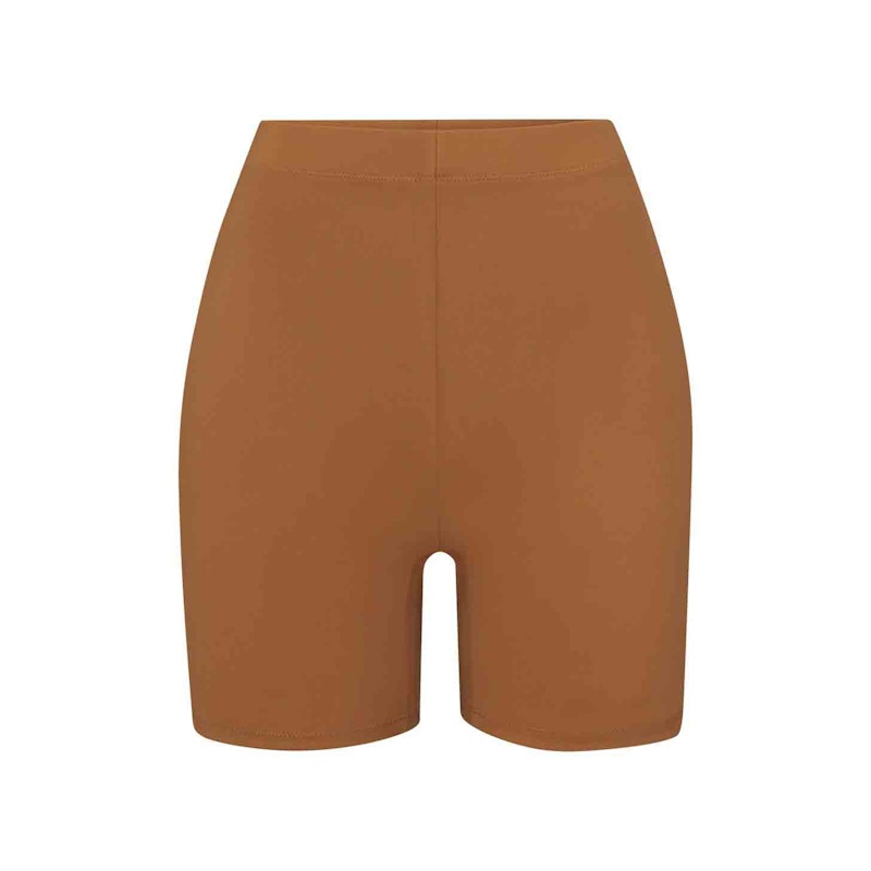 SKIMS Swim Mid Waist Short Almond