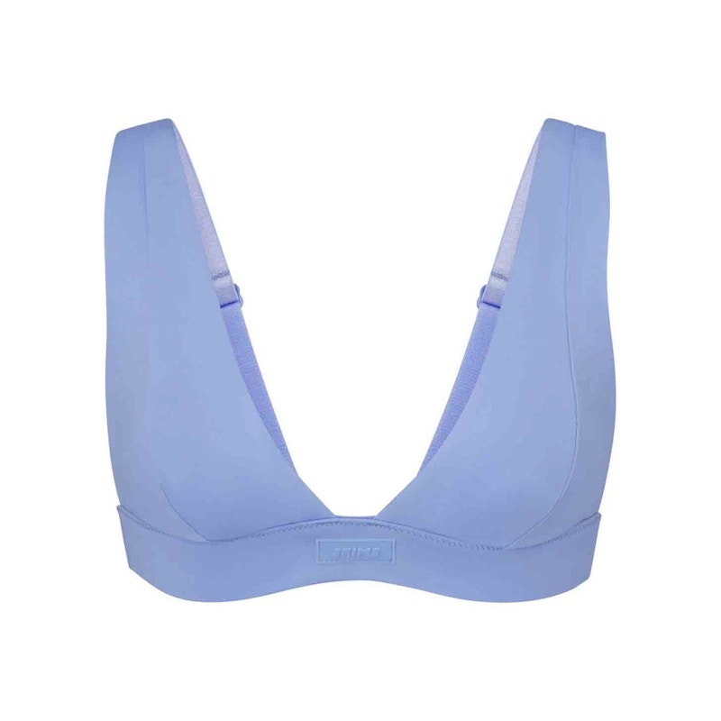 SKIMS Swim Plunge Bikini Top Periwinkle