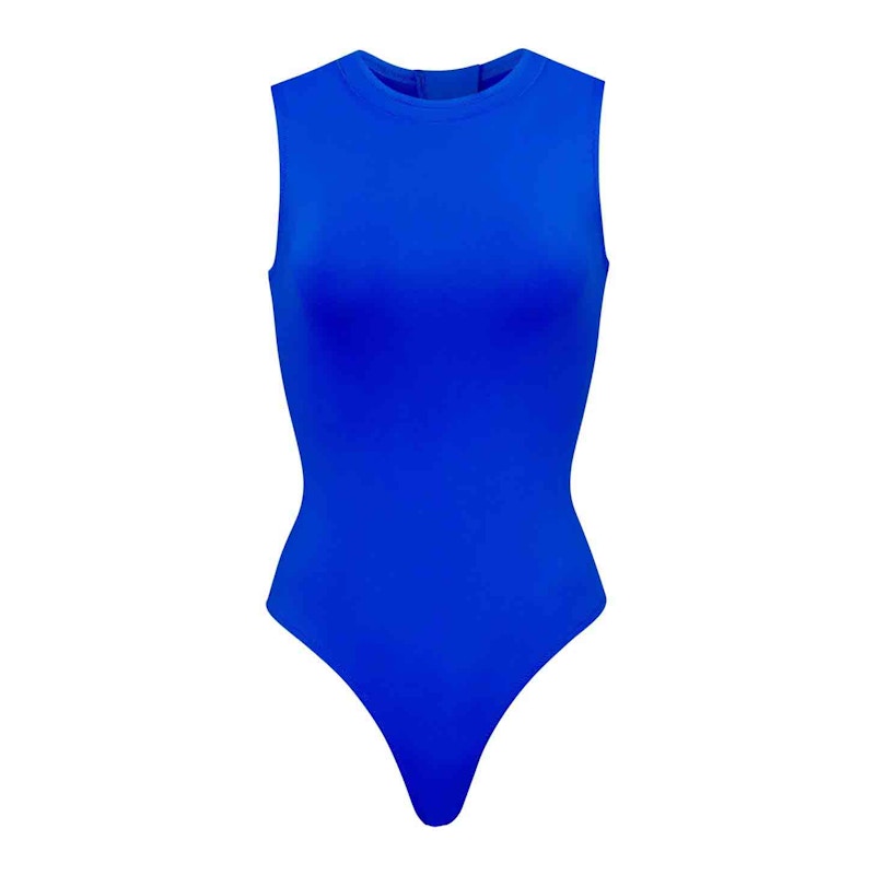 SKIMS Swim Sleeveless One Piece Cobalt