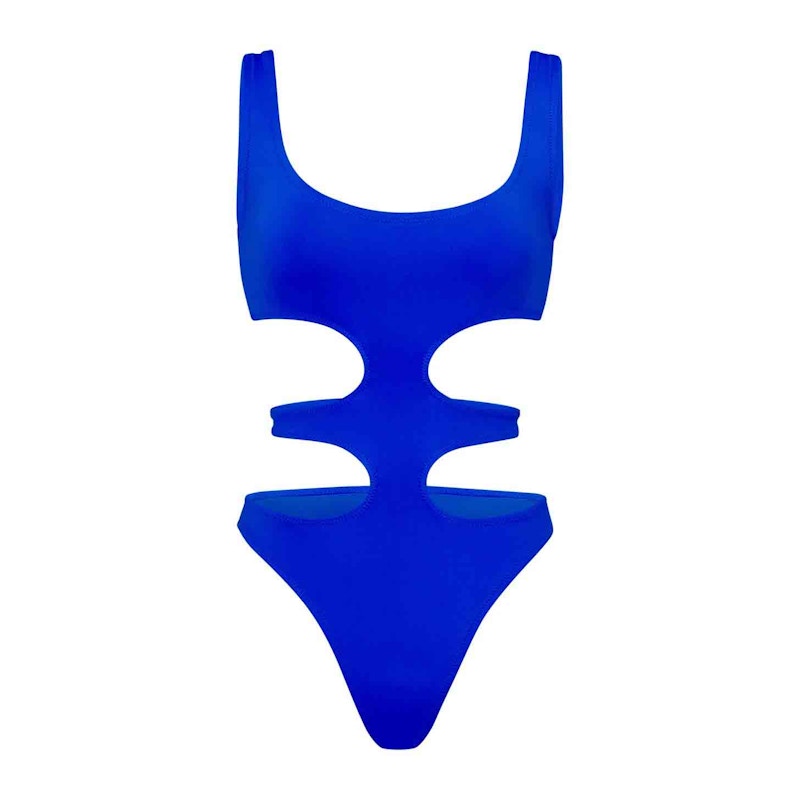 SKIMS Swim Tank Monokini Cobalt