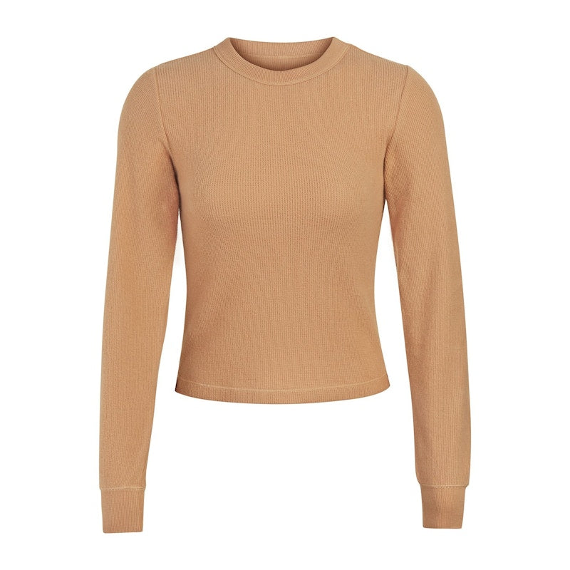 SKIMS Waffle Long Sleeve Ochre