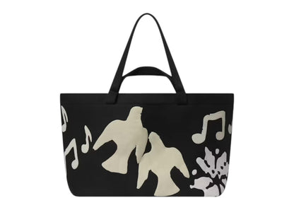 SKIMS x Cactus Plant Flea Market Women's Cotton Fleece Jumbo Tote Onyx Teddy Bear Print