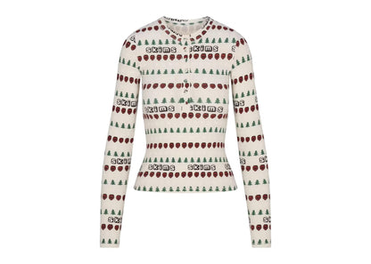 SKIMS x Cactus Plant Flea Market Women's Cotton Rib Henley Legging Set Marble Pine Fair Isle