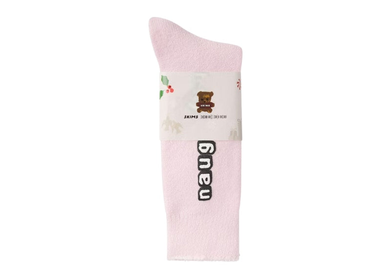SKIMS x Cactus Plant Flea Market Women's Plush Sock Cherry Blossom