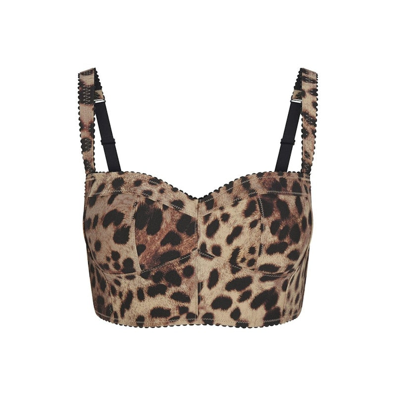 SKIMS x Dolce&Gabbana Skims Body Bustier Leopard