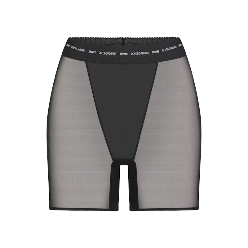 SKIMS x Dolce&Gabbana Ultra Fine Mesh Boxer Onyx