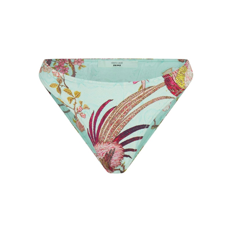 SKIMS x Roberto Cavalli Dipped Bikini Bottom Fagianella Print