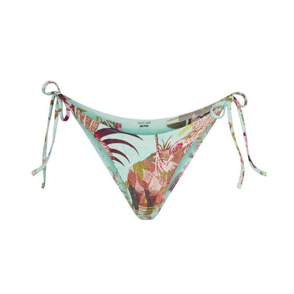 SKIMS x Roberto Cavalli Dipped Tie Bikini Bottom Fagianella Print