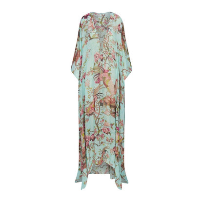 SKIMS x Roberto Cavalli Long Kaftan Fagianella Print
