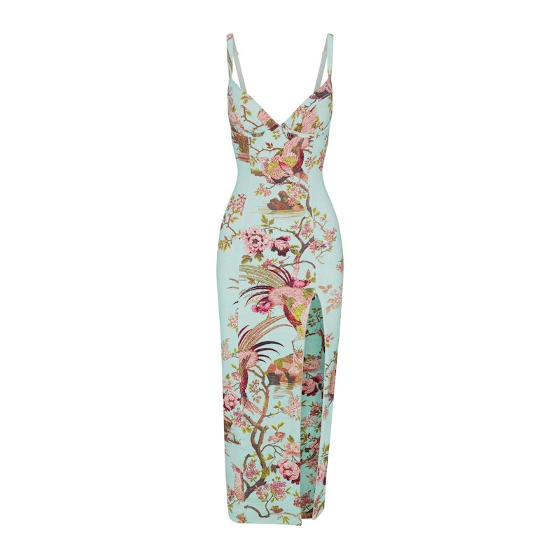 SKIMS x Roberto Cavalli Underwire Dress Fagianella Print