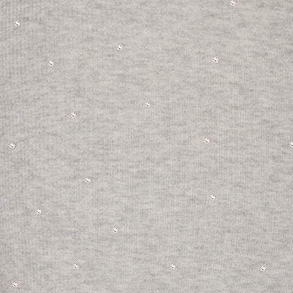 SKIMS x Swarovski Cotton Rib Tank Light Heather Grey