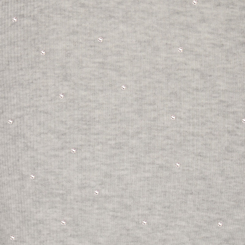 SKIMS x Swarovski Cotton Rib Tank Light Heather Grey