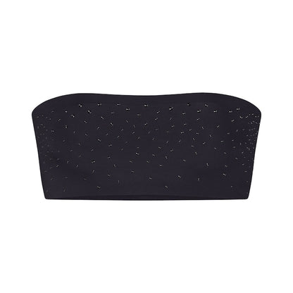 SKIMS x Swarovski Jelly Sheer Bandeau Onyx