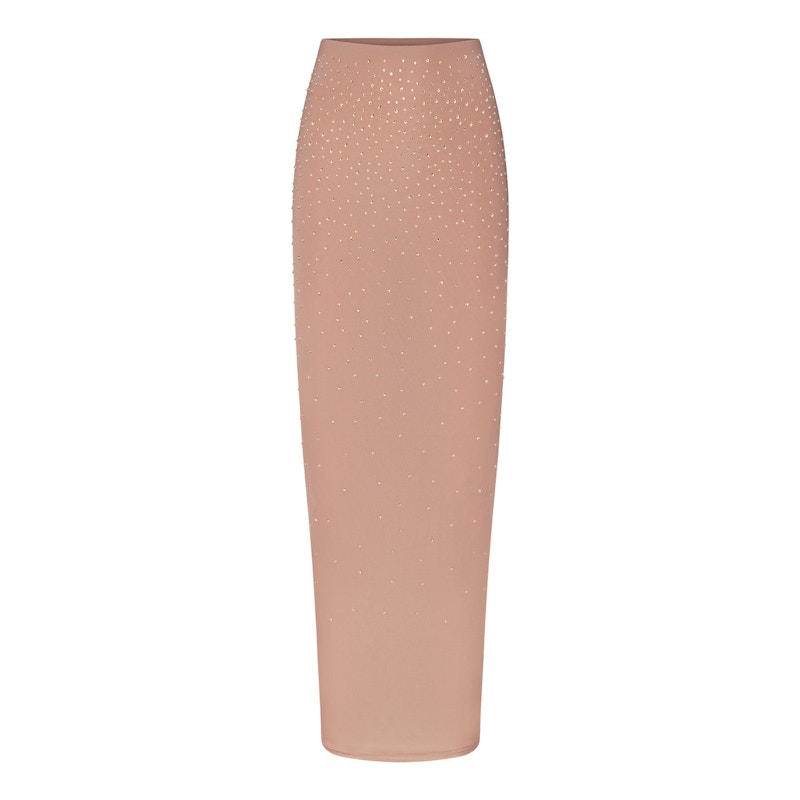 SKIMS x Swarovski Jelly Sheer Tube Skirt Sienna