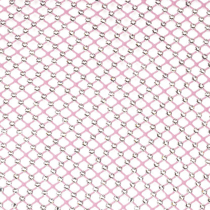 SKIMS x Swarovski Stretch Net Long Sleeve Dress Bubble Gum