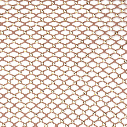 SKIMS x Swarovski Stretch Net Mini Skirt Gold