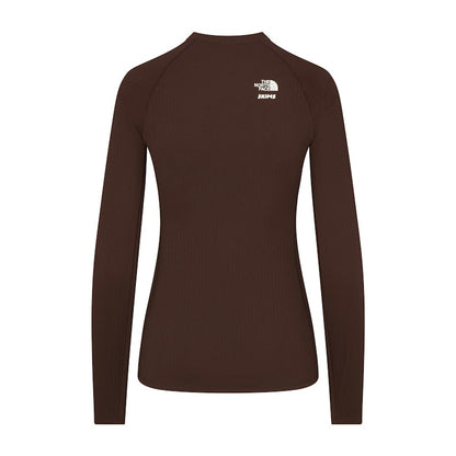 SKIMS x TNF Dotknit Long Sleeve Top Cocoa