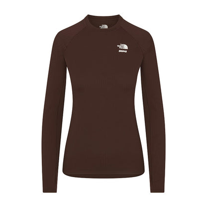 SKIMS x TNF Dotknit Long Sleeve Top Cocoa
