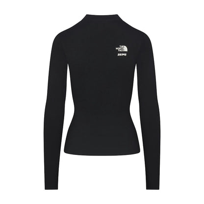 SKIMS x TNF Refina Long Sleeve Top Onyx