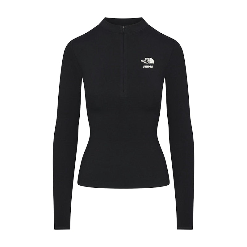 SKIMS x TNF Refina Long Sleeve Top Onyx