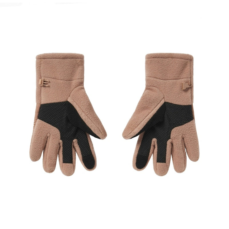 SKIMS x TNF Retro Denali Fleece Gloves Sienna