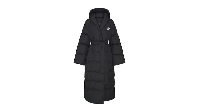 SKIMS x The North Face Nuptse Wrap Parka Onyx