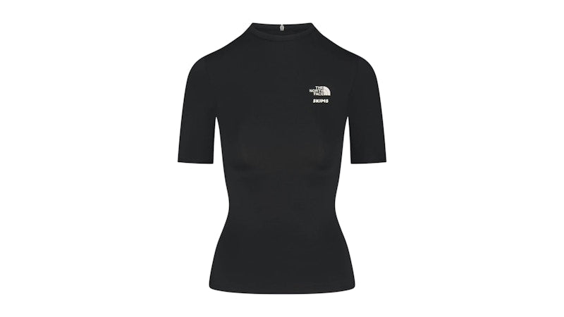 SKIMS x The North Face Refina Short Sleeve Top Onyx