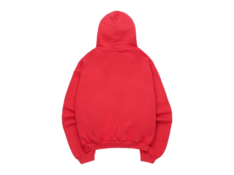 SKYLRK Knit Hoodie Jelly Red