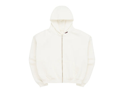 SKYLRK Knit Zip Hoodie Natural No Dye