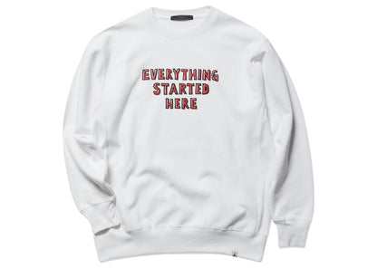 SOPHNET. x Wild Style Naijel Graphic Crewneck White