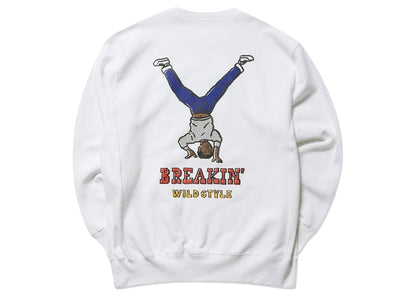 SOPHNET. x Wild Style Naijel Graphic Crewneck White