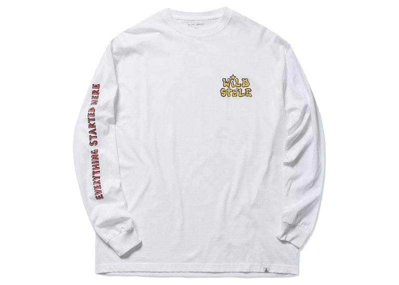 SOPHNET. x Wild Style Naijel Graphic L/S T-Shirt White