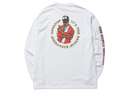 SOPHNET. x Wild Style Naijel Graphic L/S T-Shirt White