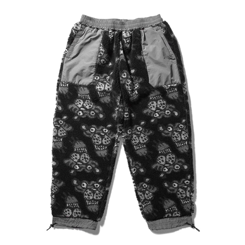 SOULGOODS Allover Tiger Logo Fleece Pants Black