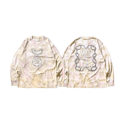 SOULGOODS Chain Tie Dye L/S T-Shirt Creamy Purple