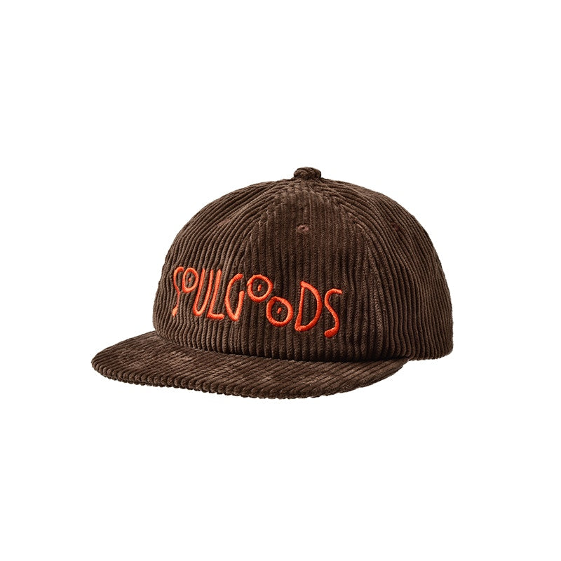 SOULGOODS Corduroy Baseball Cap Brown
