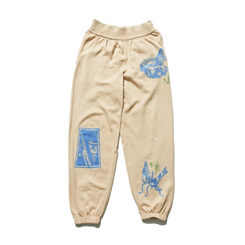 SOULGOODS Hand Painted Knit Pants Sand
