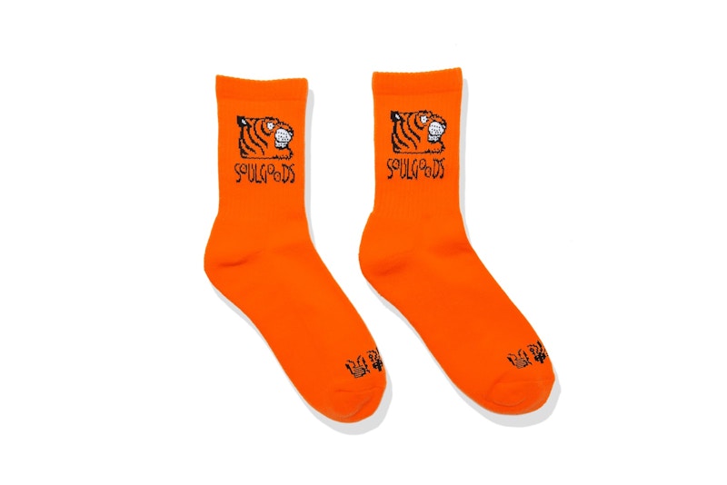 SOULGOODS LOGO Socks Orange
