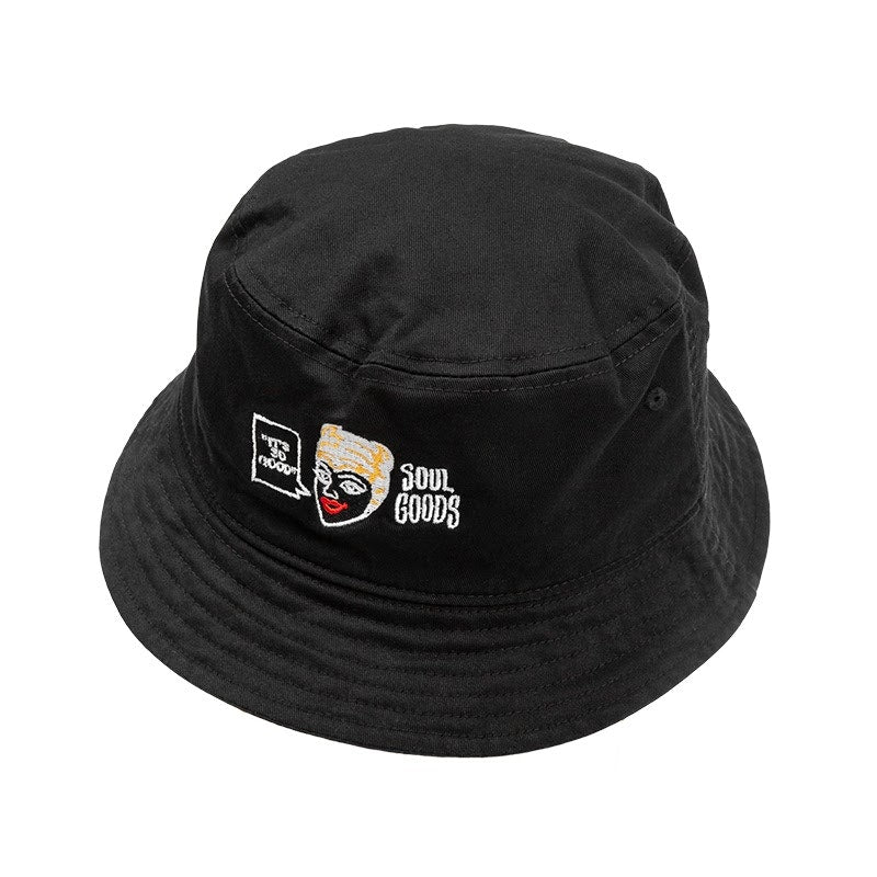SOULGOODS Lady Cat Bucket Hat Black