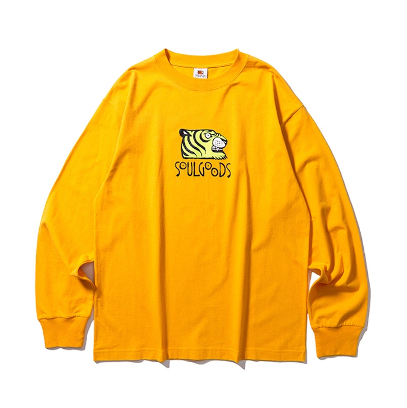 SOULGOODS Logo Autumn L/S T-Shirt Yellow