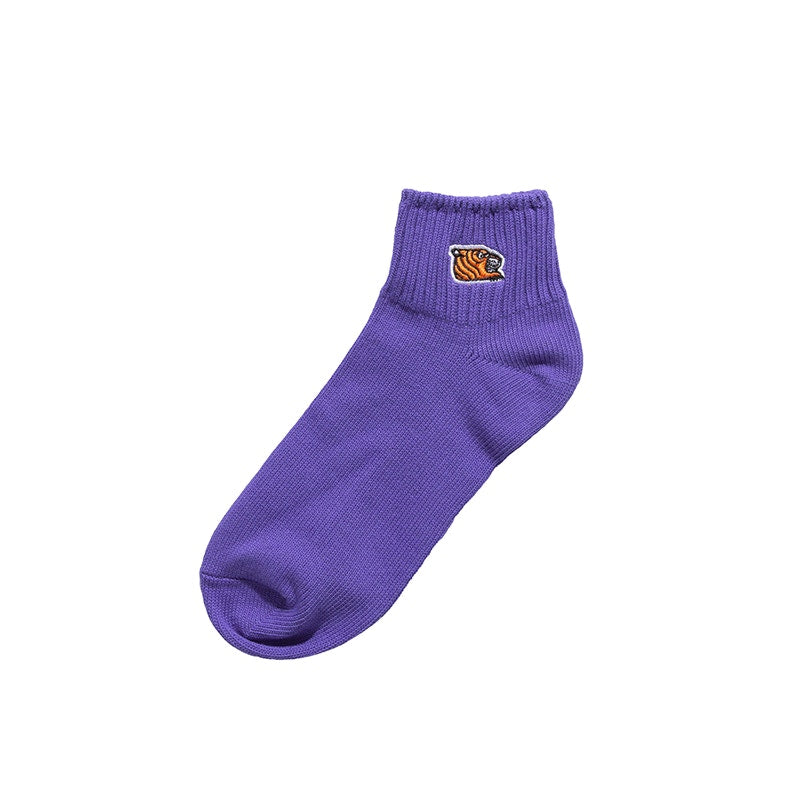 SOULGOODS Low Cut Tiger Logo Socks Purple